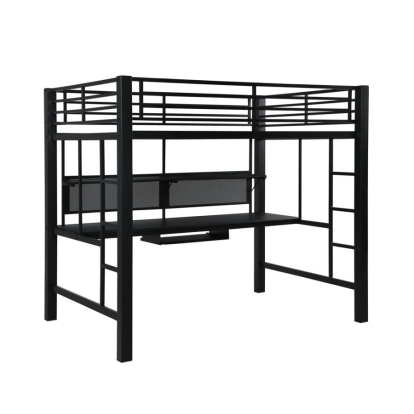 Coaster Avalon Full Workstation Loft Bed Black Model 460023