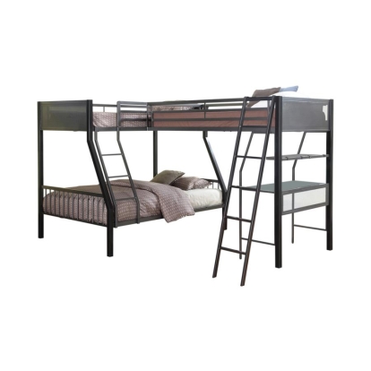 Coaster Meyers Twin Loft Add-on Black and Gunmetal Model 460392