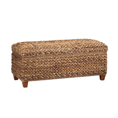 Coaster Laughton Hand-Woven Storage Trunk Amber Model 500215