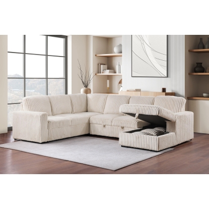 Coaster Devonshire Transitional Sleeper Sectional Model 501205