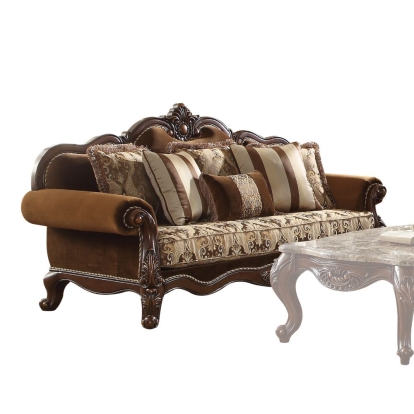 ACME Jardena Sofa With 6 Pillows(Same Lv01591) Model 50655