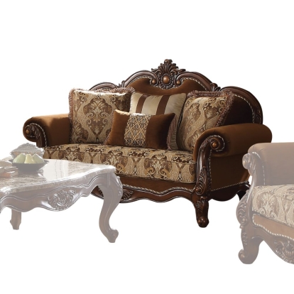 ACME Jardena Loveseat With 4 Pillows(Same Lv01592) Model 50656