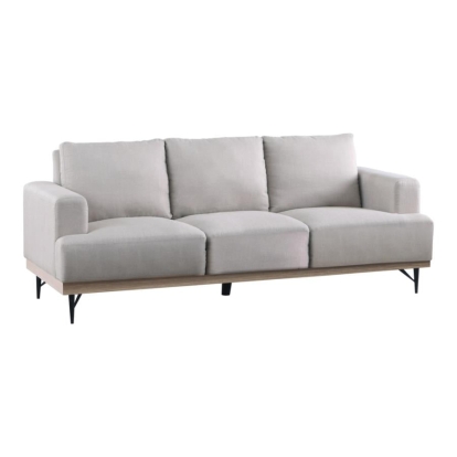 Coaster Kester Recessed Track Arm Sofa Beige Model 509181