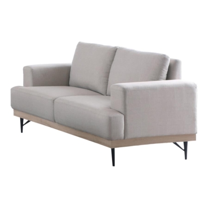 Coaster Kester Recessed Track Arm Loveseat Beige Model 509182