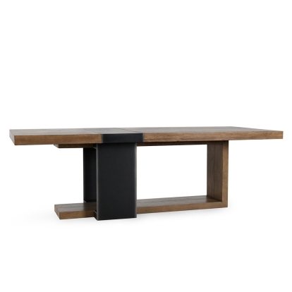 Classic Home Danica Reclaimed Oak 94" Dining Table Cafe Brown Model 51031334
