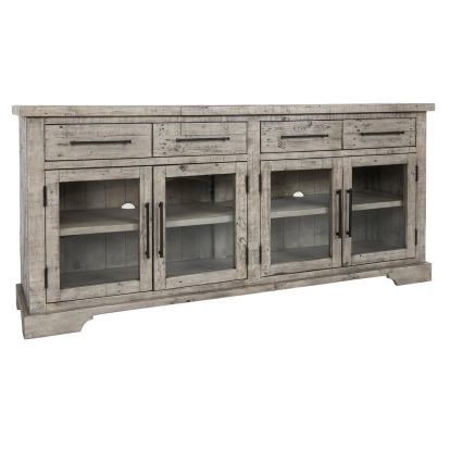 Classic Home Sagrada 4Dwr 4Dr Buffet Distressed Light Gray Model 52003917