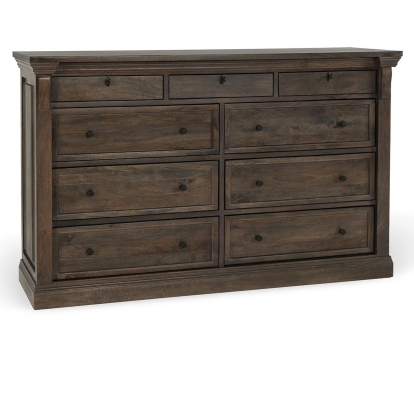 Classic Home Adelaide Wood 9Dwr Dresser Cocoa Brown Model 52010923