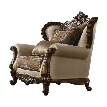 ACME Latisha Chair With 2 Pillows(Same Lv01578) Model 52117