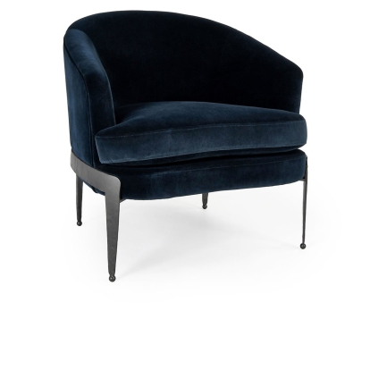 Classic Home Aurelia Accent Chair Midnight Blue Model 53005215