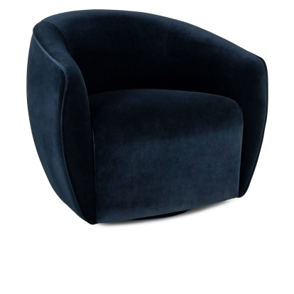 Classic Home Harper Swivel Accent Chair Midnight Blue Model 53005244
