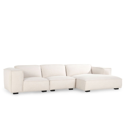 Classic Home Harbor Sectional w/RAF Chaise Natural Model 53051523