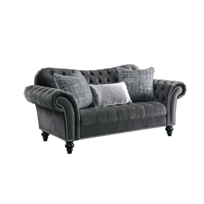 ACME Gaura Loveseat With 3 Pillows Model 53091