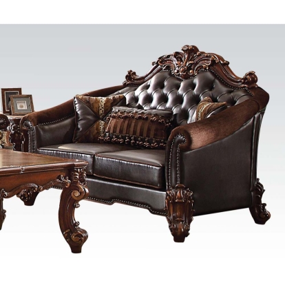 ACME Vendome II Loveseat With 3 Pillows Model 53131
