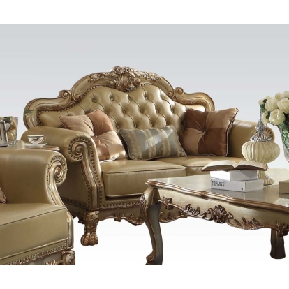 ACME Dresden Loveseat With 3 Pillows Model 53161