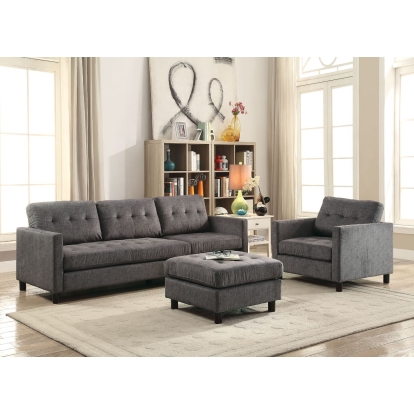 ACME Ceasar Reversible Sofa & Ottoman Model 53315