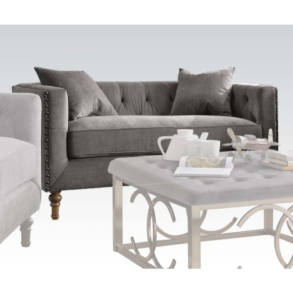 ACME Sidonia Loveseat With 2 Pillows Model 53581