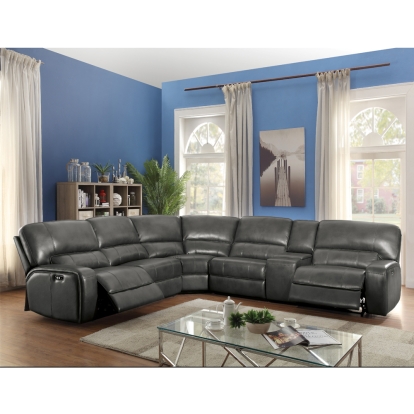 ACME Saul Power Motion Sectional Sofa Model 53745