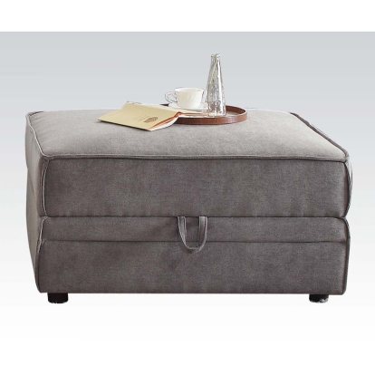 ACME Bois Ottoman With Storage Model 53782