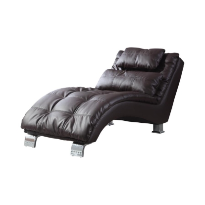 Coaster Dilleston Upholstered Chaise Brown Model 550076