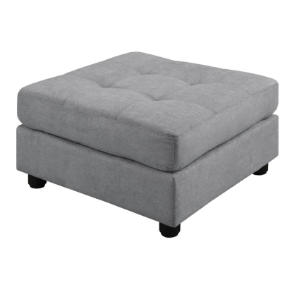 Coaster Claude Tufted Cushion Back Ottoman Dove Model 551006