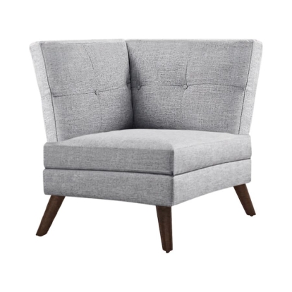 Coaster Churchill Button Tufted Corner Sofa Grey Model 551301