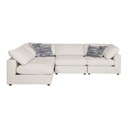 Coaster Serene 4-piece Upholstered Modular Sectional Beige Model 551321-SETA