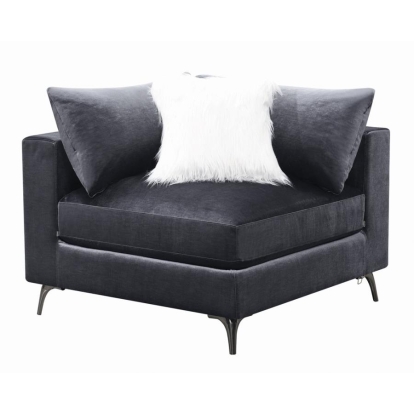 Coaster Schwartzman Removable Cushion Corner Charcoal Model 551392