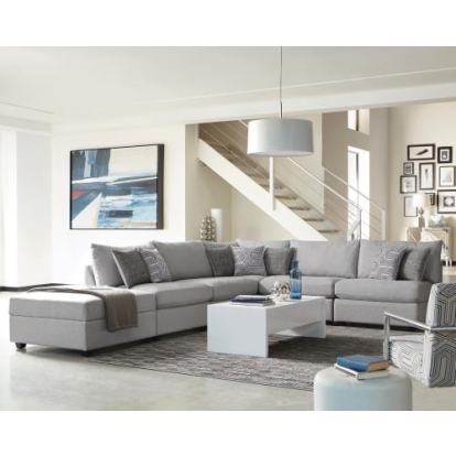 Coaster Cambria 4-piece Upholstered Modular Sectional Grey