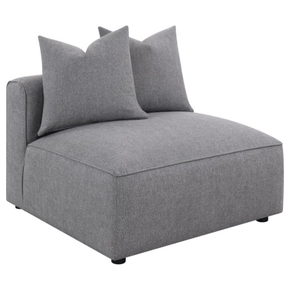 Coaster Jennifer Tight Seat Armless Chair Grey Model 551594