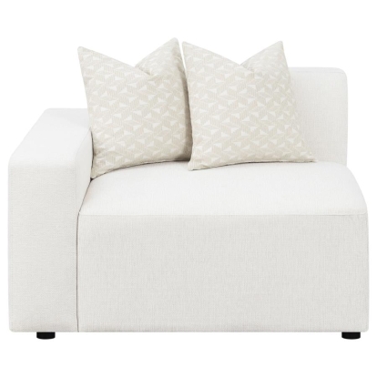 Coaster Freddie Upholstered Tight Back LAF Chair Pearl Model 551644LAF