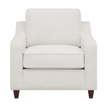 Coaster Christine Upholstered Cushion Back Chair Beige Model 552063