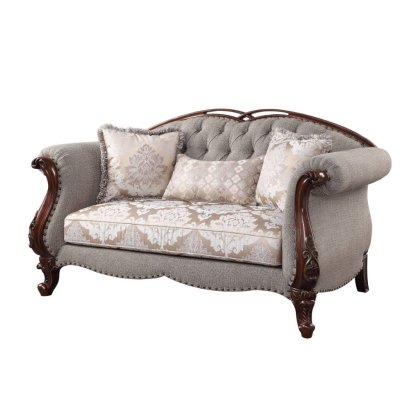 ACME Miyeon Loveseat With 3 Pillows Model 55366