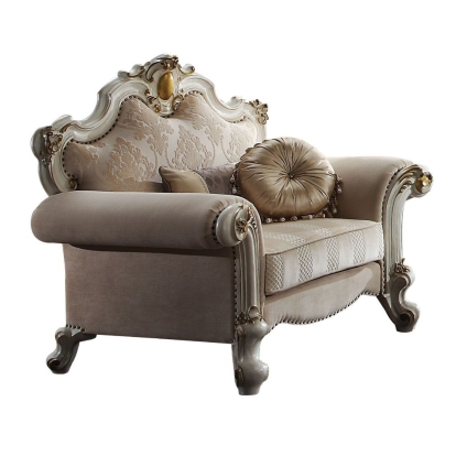 ACME Picardy Chair With 2 Pillows Model 55462