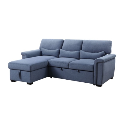 ACME Haruko Reversible Sectional Sofa With Sleeper & Storage Model 55540