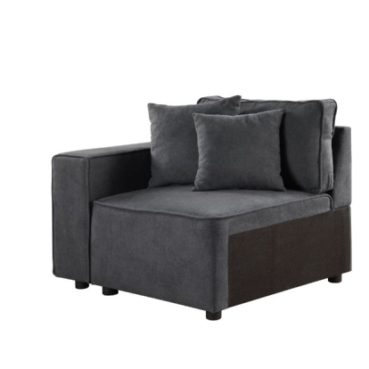ACME Silvester Modular - Left Facing Chair With 2 Pillows Model 56871