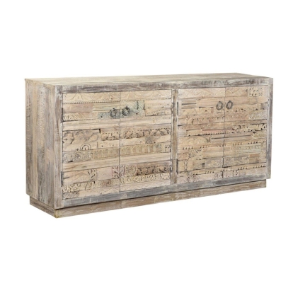 Classic Home Alta Carved Panel 4Dr Sideboard Model 59026900