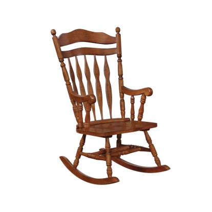 Coaster Aylin Rocking Chair Medium Brown Model 600187