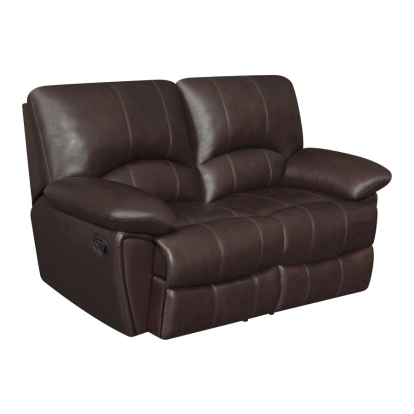 Coaster Clifford Pillow Top Arm Motion Loveseat Chocolate Model 600282