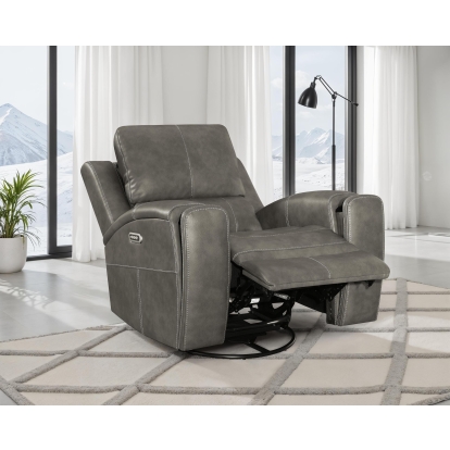 Coaster Brickston Transitional Triple Power Swivel Glider Recliner Model 603433Ppp