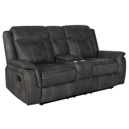 Coaster Lawrence Upholstered Tufted Back Motion Loveseat Model 603505