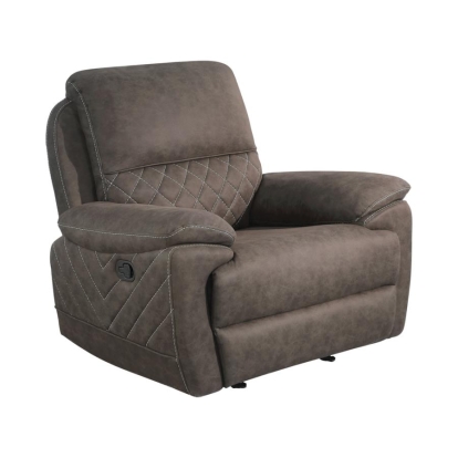Coaster Variel Glider Recliner Taupe Model 608983