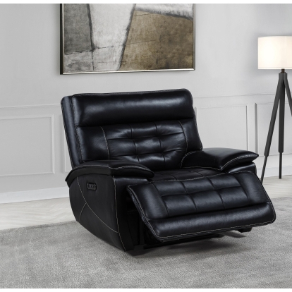 Coaster Hewitt Transitional Dual Power Recliner Model 609613Pp