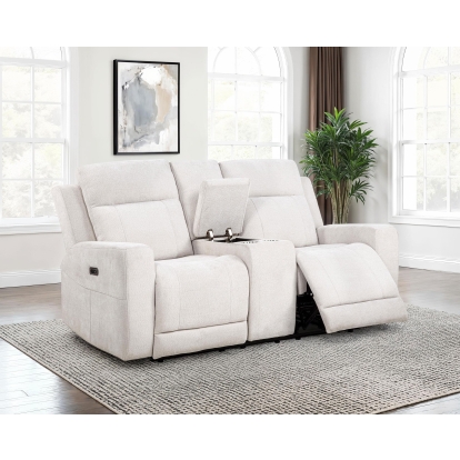 Coaster Kennett Transitional Power Reclining Loveseat Model 610152P