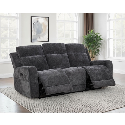 Coaster Kennett Transitional Power Reclining Sofa Model 610154P