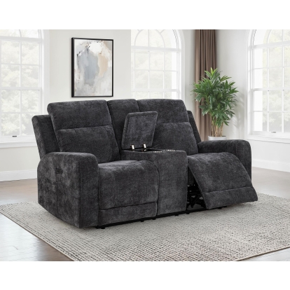Coaster Kennett Transitional Power Reclining Loveseat Model 610155P
