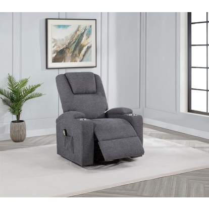 Coaster Louie Transitional Power Lift Massage Recliner Model 610453P