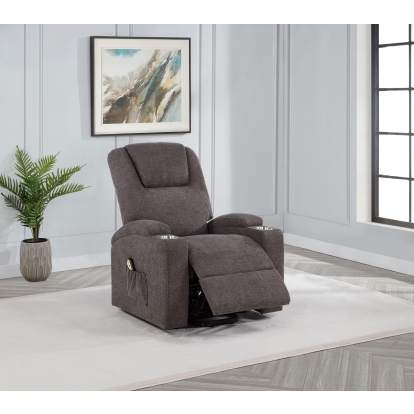Coaster Louie Transitional Power Lift Massage Recliner Model 610463P