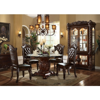 ACME Vendome Round Dining Table Model 62010