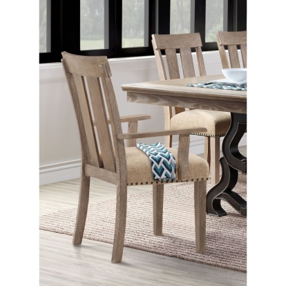 ACME Nathaniel Arm Chair (Set-2) Model 62333