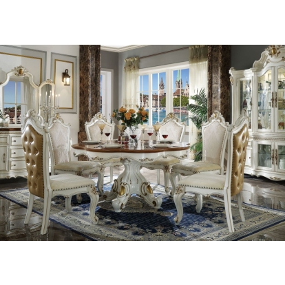 ACME Picardy Dining Table Model 63470